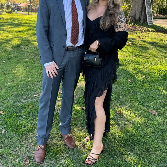 Allison & Kelly ruffle chiffon dress - Picture 2 of 2